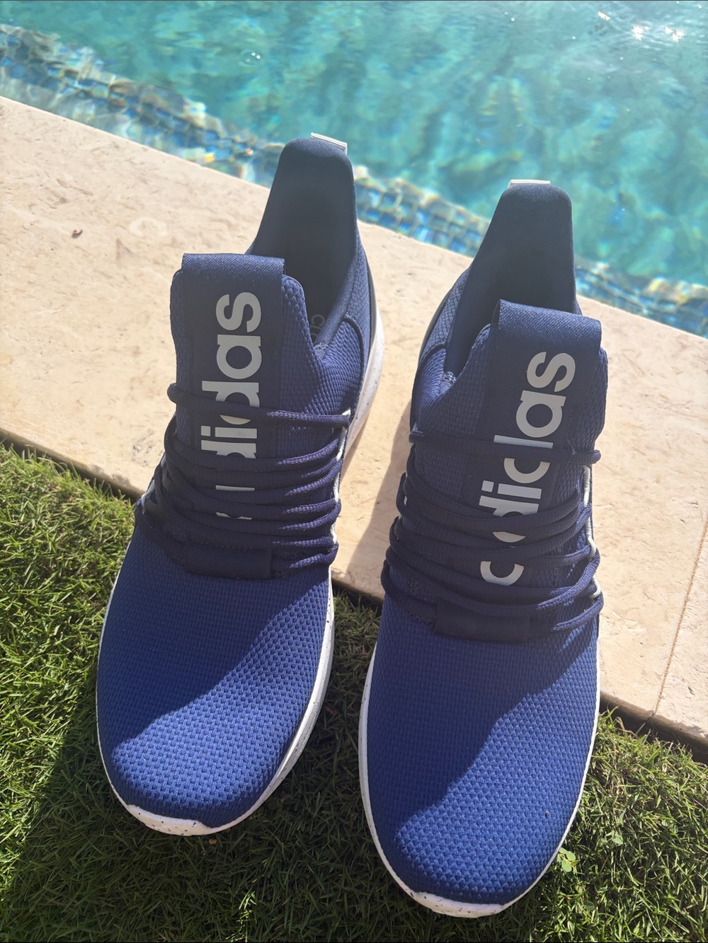 Adidas Navy Blue Cloudfoam Comfort Sneakers